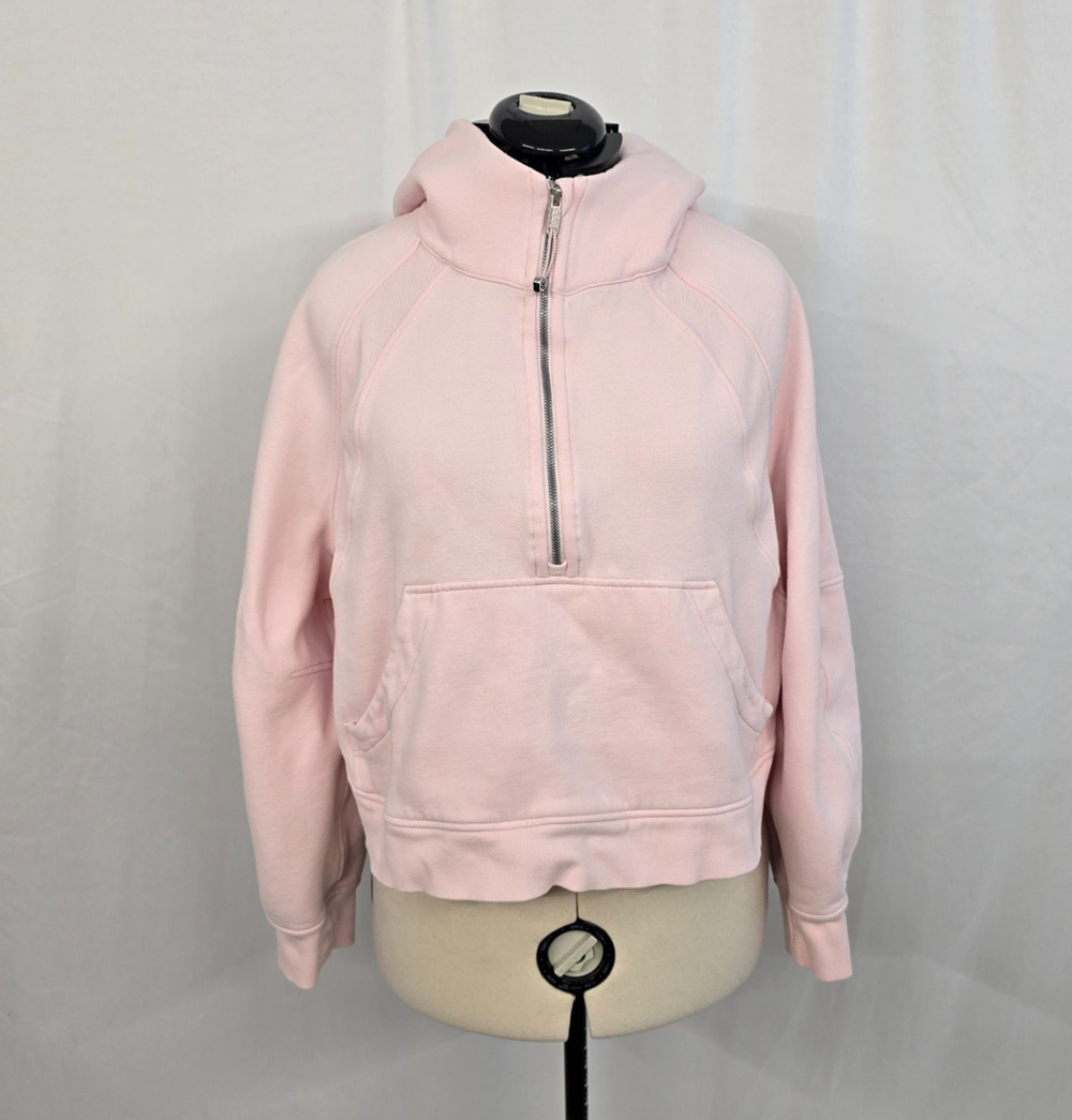 Lululemon Scuba Oversized Half Zip Hoodie Women's XL / XXL Strawberry Pink